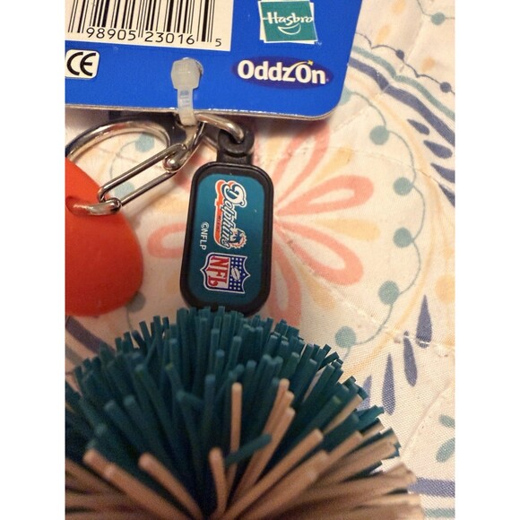 Vintage 90’s Miami Dolphins Koosh Ball Key Ring NEW Key Chain 1996 - Picture 6 of 7